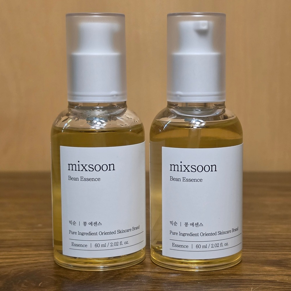 Mixsoon Bean Essence 60ml 2.02 oz Korean Skincare 2 Pack NEW Exp 11/2028